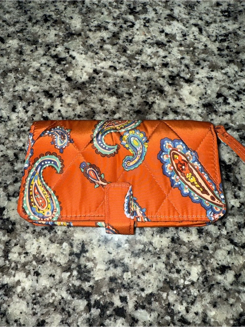 Vera Bradley Women's Outlet Ultralight Phone Wristlet Manor Paisley
